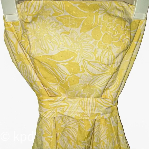 Classic 90s Lilly Pulitzer strapless dress - Picture 3 of 10
